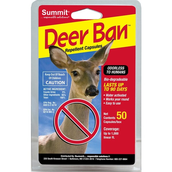 Summit Chemical Summit Deer Ban Animal Repellent Capsule For Deer 50 ct 2001 - main